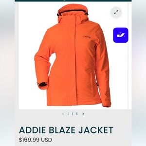 DSG blaze orange women’s hunting bibs and jacket.